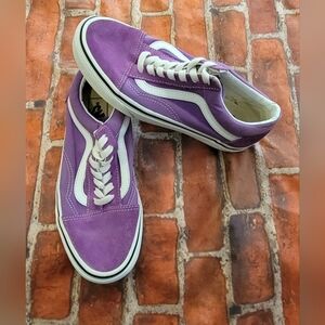 Vans Old Skool Purple Suede/Canvas Sneakers - Women’s 6.5 / Men’s 5